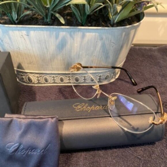 Authentic, Brand New Chopard 23K Gold Plated Frames - Picture 6 of 6